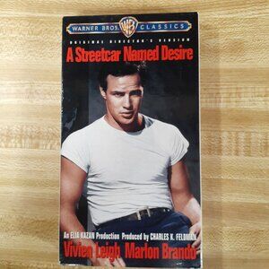 A Streetcar Named Desire VHS 1993 WB Directors Version Tennessee Williams Brando